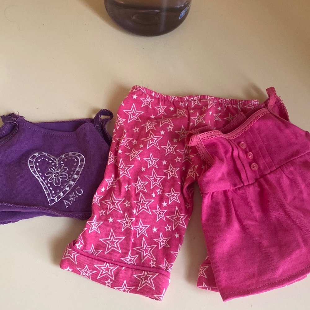 American Girl Doll Pajamas 3-piece